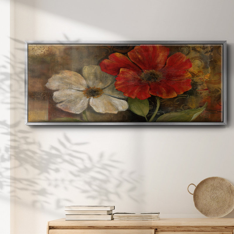 Perfect Pair II- Framed Canvas, 24" H x 60" W