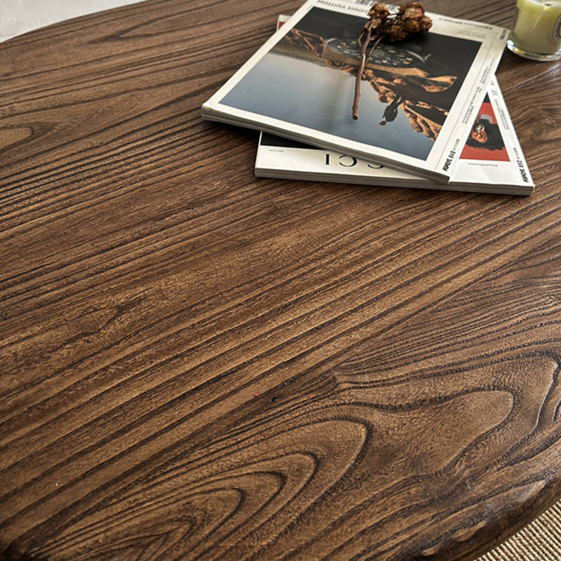 Reclaimed Elm Wood Tea Table