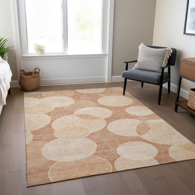 Tapis corail chantille intérieur / extérieur lavable à la machine, Rectangle 9 pi x 12 pi