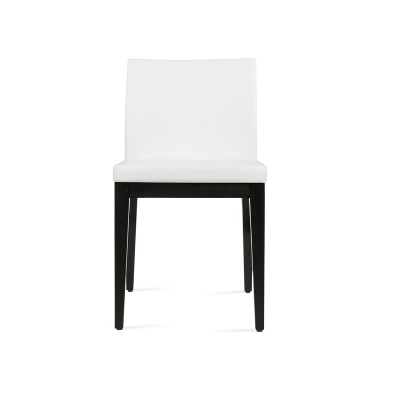 Chaise en bois de frêne Aria, Blanc PPM