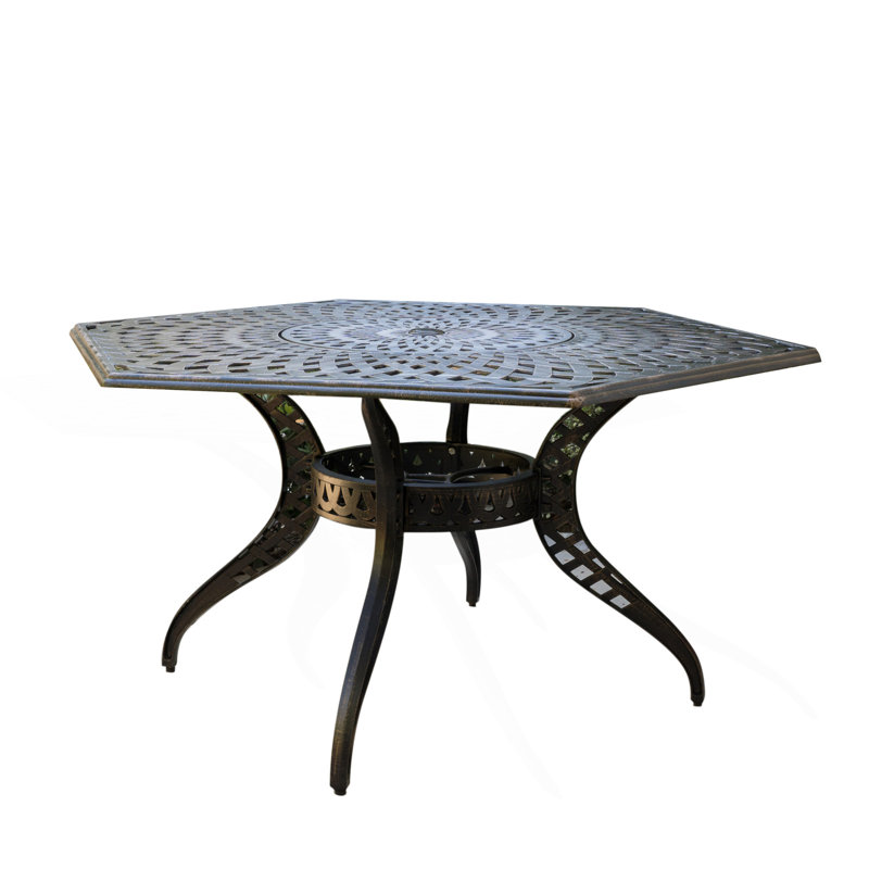 Outdoor Hexagonal Table, Accent Table