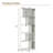 63 Inch 5-Tier Geometric 10-Cube Bookshelf Tall Bookcase