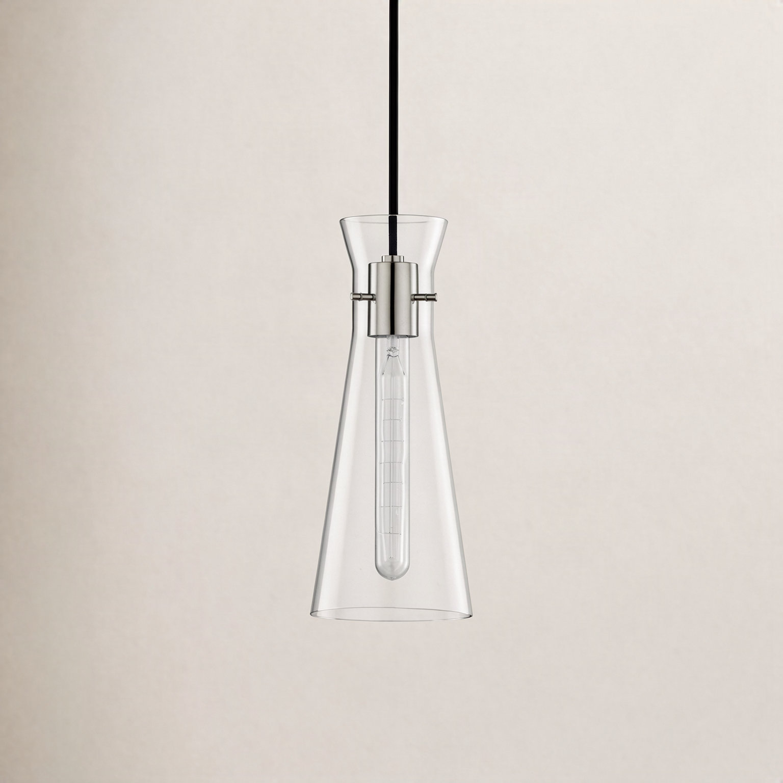 Gena 1 - Light Pendant, Polished Nickel