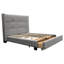 Lit Bea avec pied de lit avec rangement, revêtement en faux lin-115686158-115686159