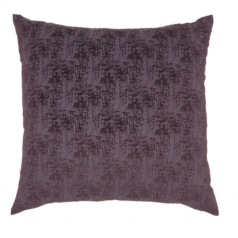 22" Abstract Throw Pillow, Plum
