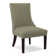 Chaise d'appoint rembourrée Tuxedo
