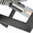 Valenzuela 4 Lamp Square Nickel Metal Semi-Flush
