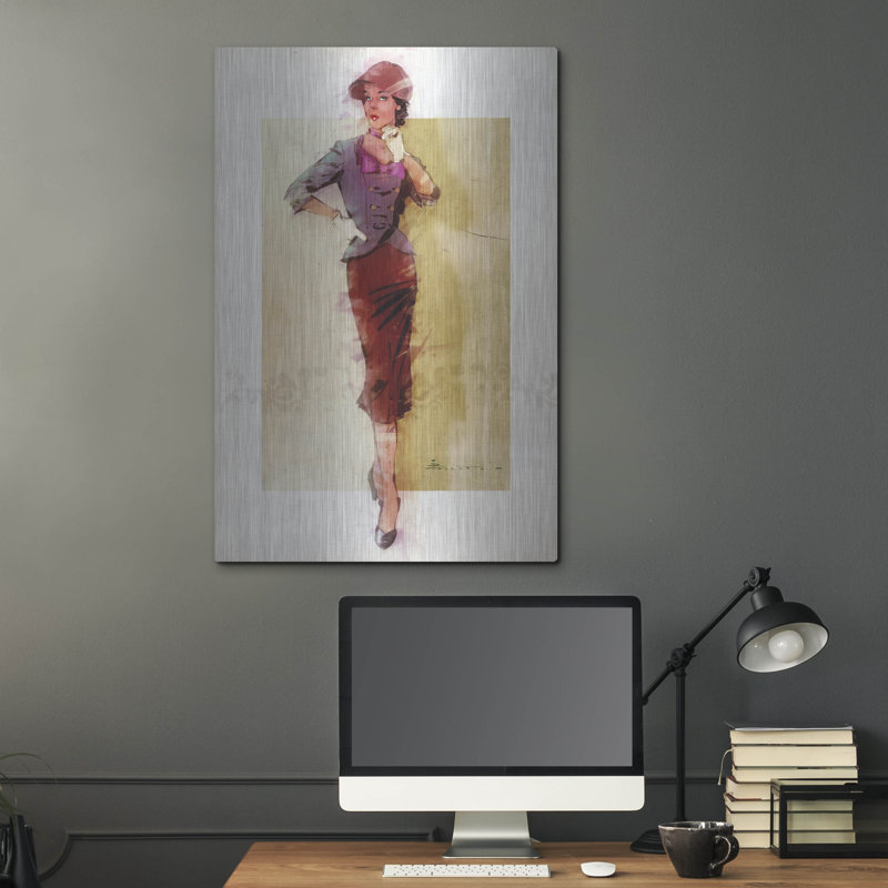 " Standing There " by TM Borenstein, 36" H x 24" W