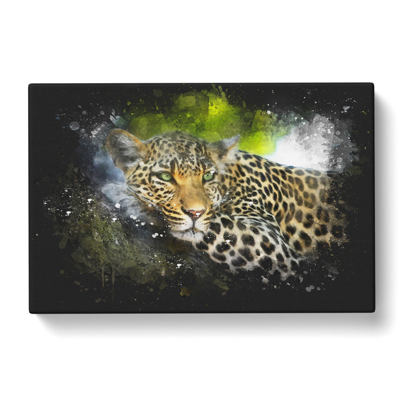 Leopard Vol.2 - Wrapped Canvas Print, 50cm H x 76cm W x 3cm D