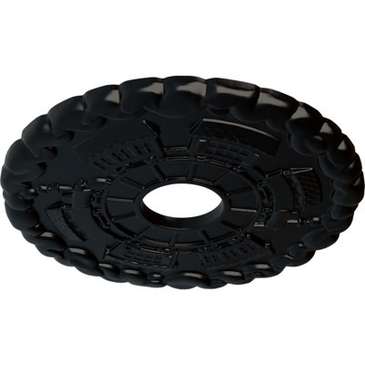 Médaillon de plafond de la station de train Kendall de 18 1/2 po x 3 7/8 po x P 1 po (convient aux auvents jusqu'à 3 7/8 po)