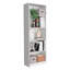 Ensemble de bibliothèque 3 pièces, 74 po de largeur avec 12 tablettes et une armoire à deux portes, ensemble de salon-471283970