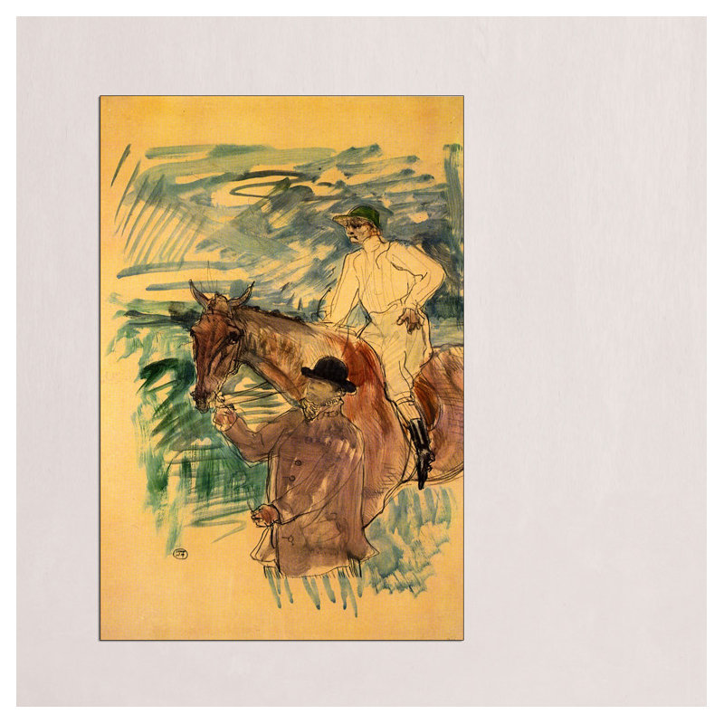 Henri De Toulouse-Lautrec - Wrapped Canvas Painting, 135cm H x 90cm W x 1.8cm D