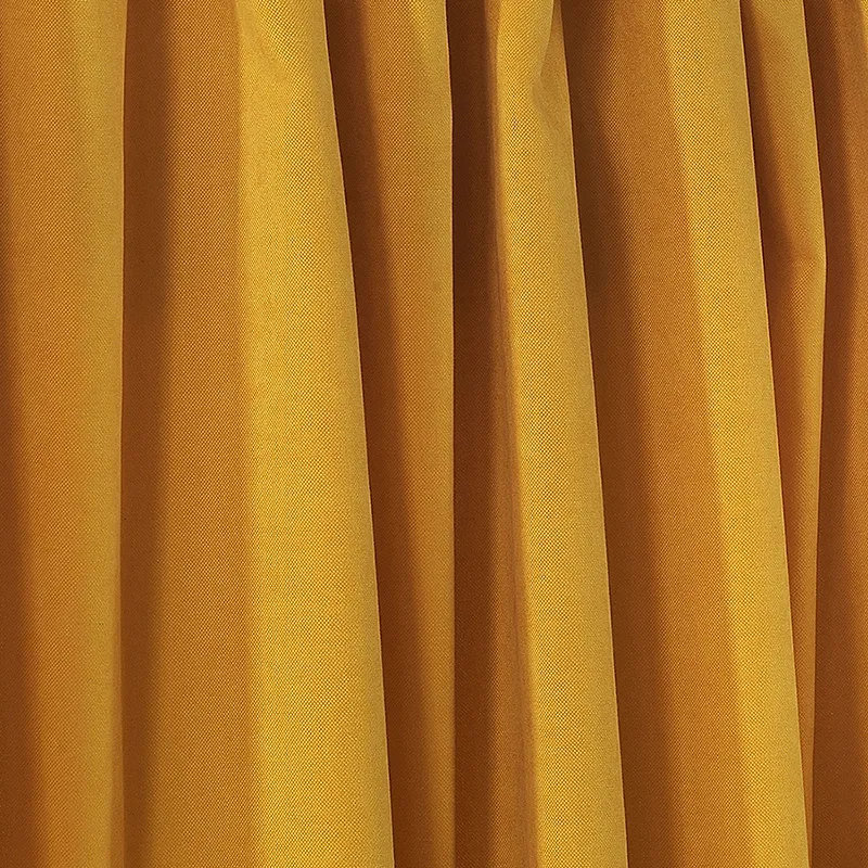 Très grand panneau décoratif simple sur mesure extra large x très long, L 100 po x L 300 po, Jaune moutarde