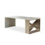 78.74" White Rectangular Solid Wood Dining Table-110359096