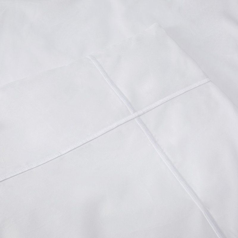 Athena Bedding, Twin Duvet Cover, Blanc