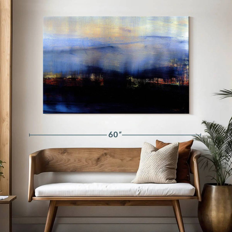 Paysage abstrait Avery II, H 34 po x l 51 po