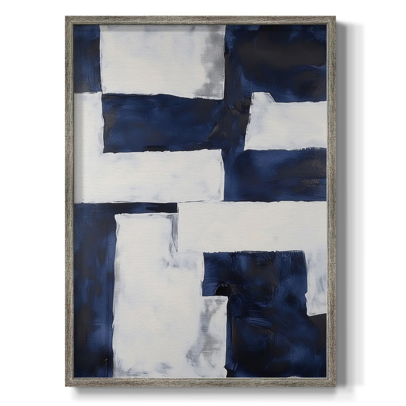 Reproduction encadrée ABSTRACT Series DCCCxxxx - bois massif, H 15 po x l 12 po