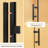 Pivot Shower Doors 32" -33.25" W x 72" H Door Frameless Pivot Swing Shower Door with Tempered Glass-100966592-100966595