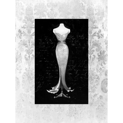 «Black White Glamour», impression sur toile tendue