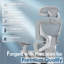 Chaise de bureau ergonomique en filet avec appui-tête réglable, accoudoirs rabattables en 3D, soutien lombaire et verrouillage de l'inclinaison, repose-pieds rétractable - peut supporter jusqu'à 300 lb-317787544
