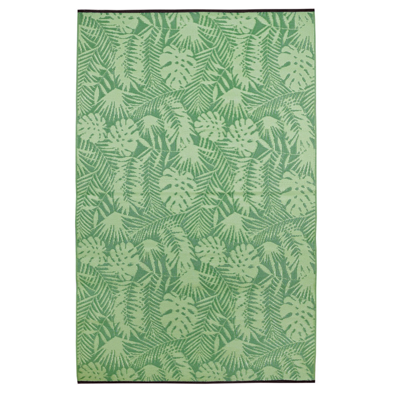 Tapis d’extérieur vert Mericle
