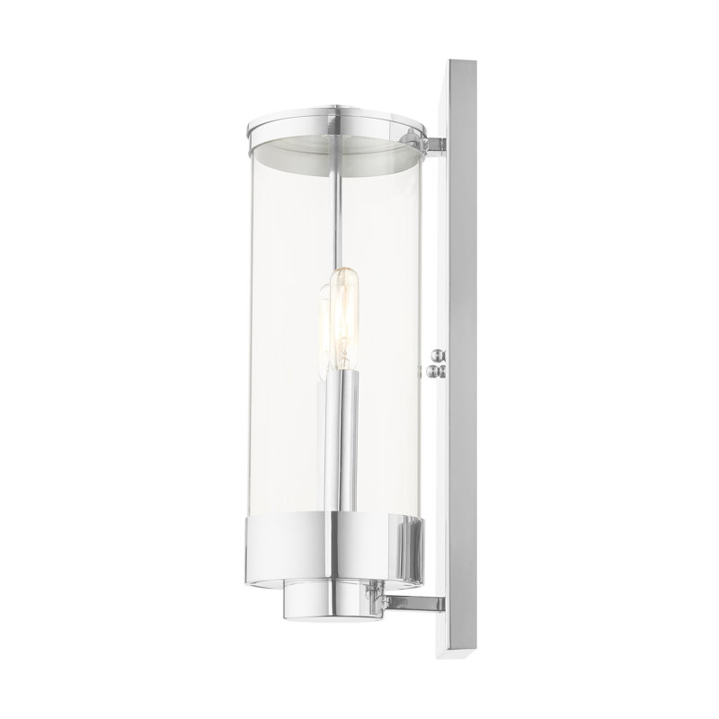 Binghamton Wall Light, Polished Chrome