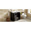 Meuble-lavabo moderne 30 po avec lavabo en céramique et structure en bois massif Aspen-123512894
