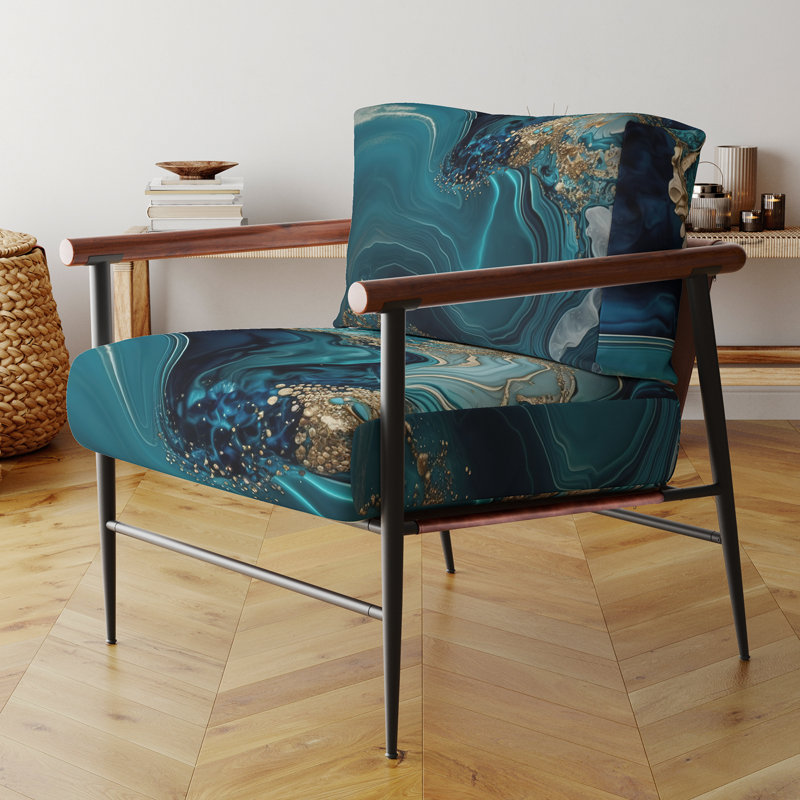 Fauteuil d'appoint Crofford, Noir, noir, noir, noir