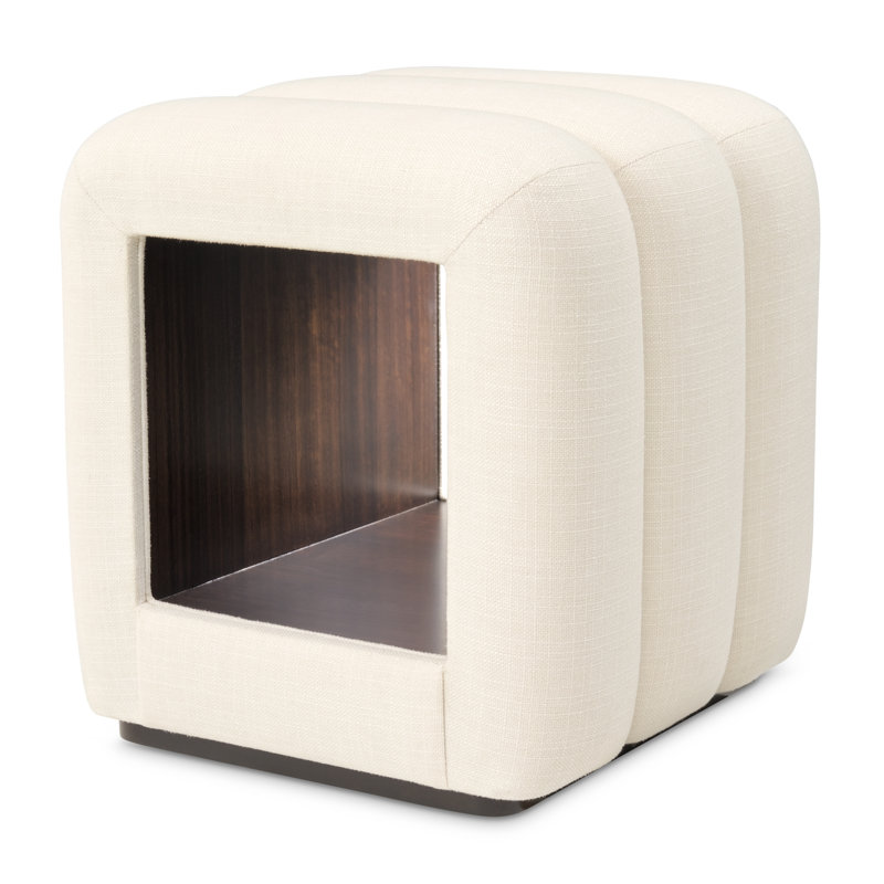 Belmont Place Vanity Bench - Cream/Espresso