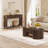 Guinna Mid-Century Oval Coffee Table-1151518850