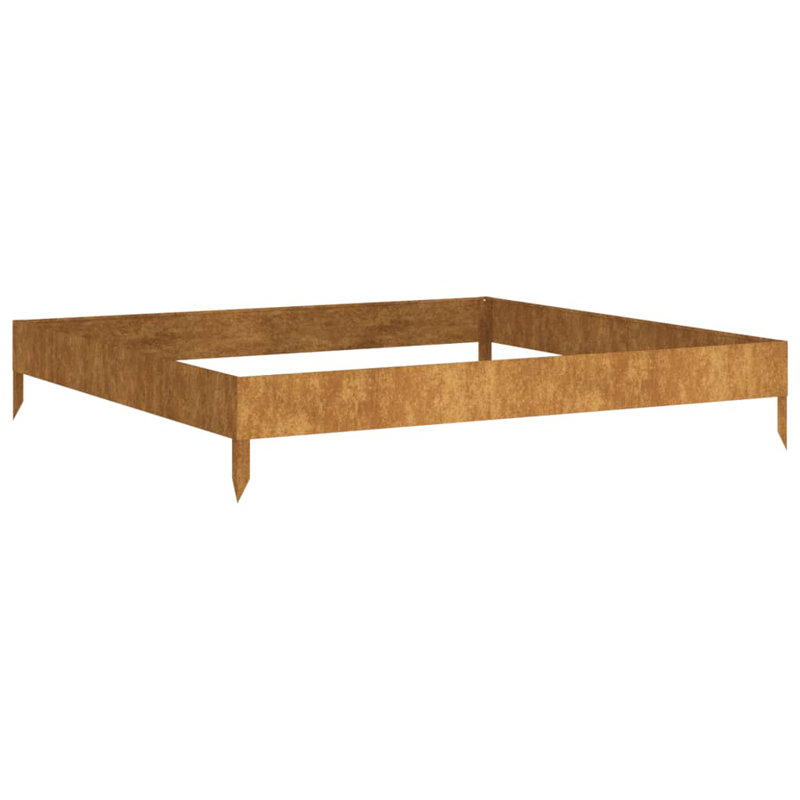 Almarene Metal Raised Garden Bed, 18.5cm H x 100cm W x 100cm D
