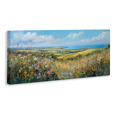 Away in a Valley Landscape Canvas, design by Petal Prints Design