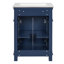 Armoire de salle de bain 24 po Vintage Elegance avec portes à fermeture douce et tablette réglable-271349774