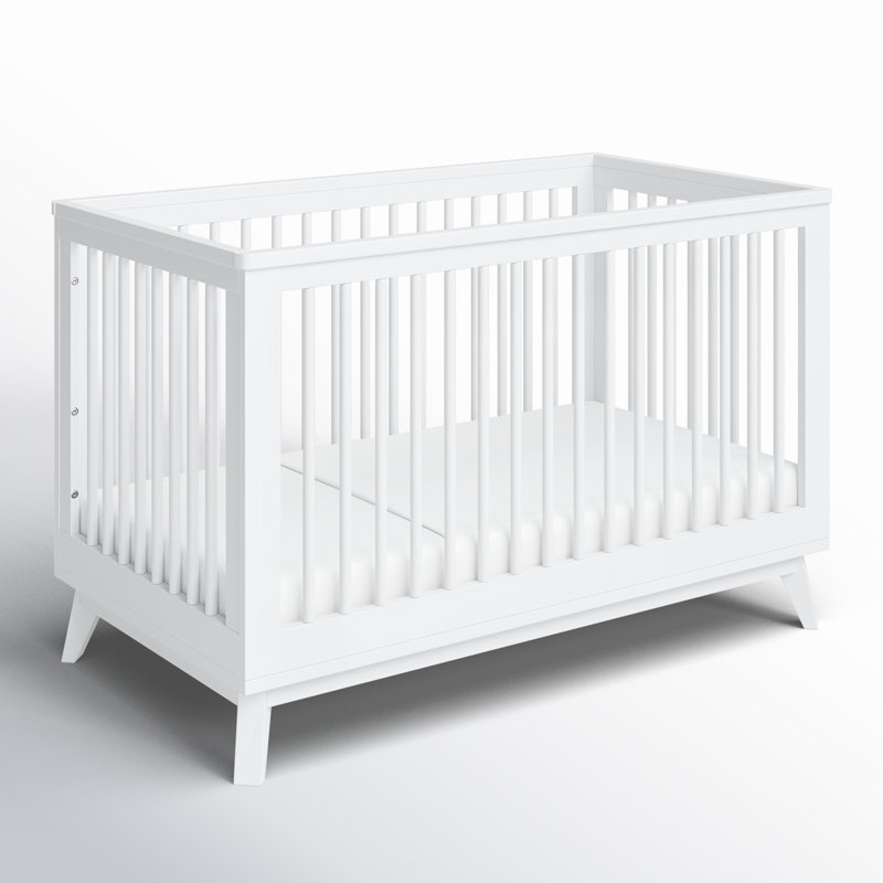 Scoot 3-in-1 Convertible Crib, White