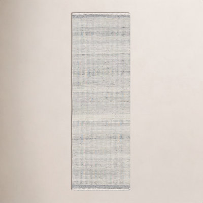 Lessie Hand-Woven Striped Jute Rug