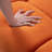 3-Seater Sofa with 2 Pillows (Orange)