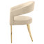 Chaise rembourrée avec accoudoirs (ensemble de 2)