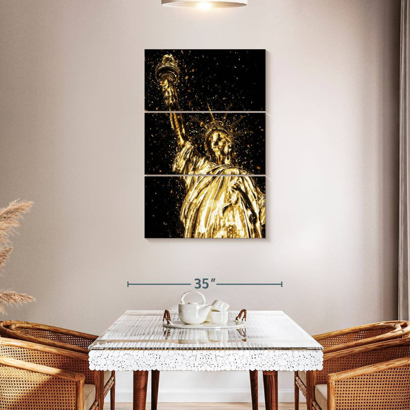 Nicci Golden Lady Liberty, H 45 po x l 28 po