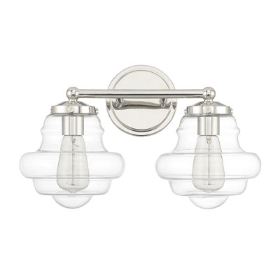 Éclairage pour salle de bain à intensité variable 2 lumières Marah