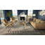 Tapis bleu / brun / beige en laine noué à la main Pifer Amabelle Southwestern-1678466701