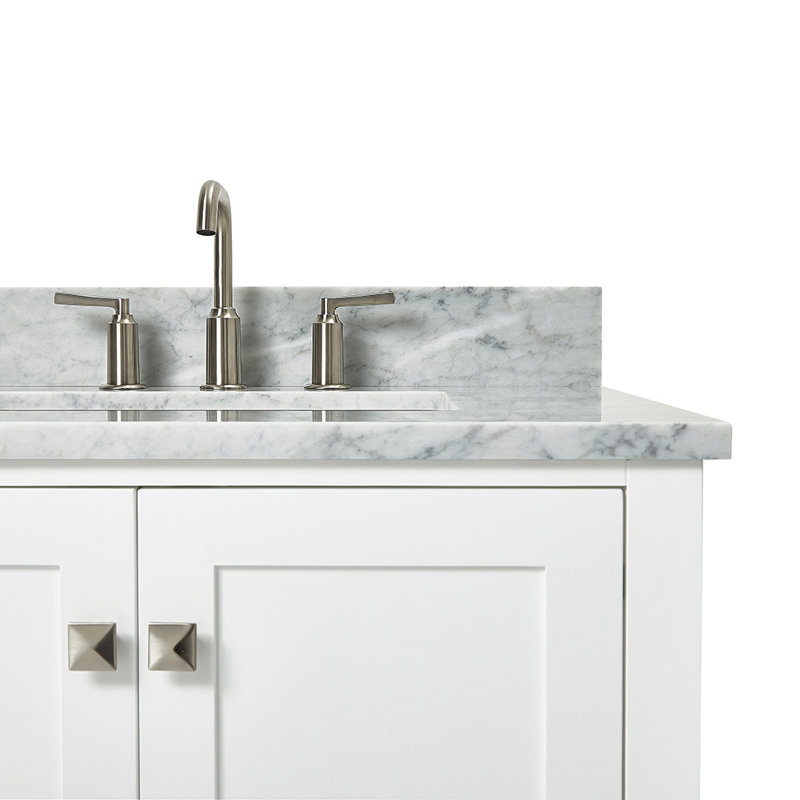 Ensemble de meuble-lavabo simple 43 po Flynt, Blanc