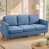 Chenille bleu sélectionné