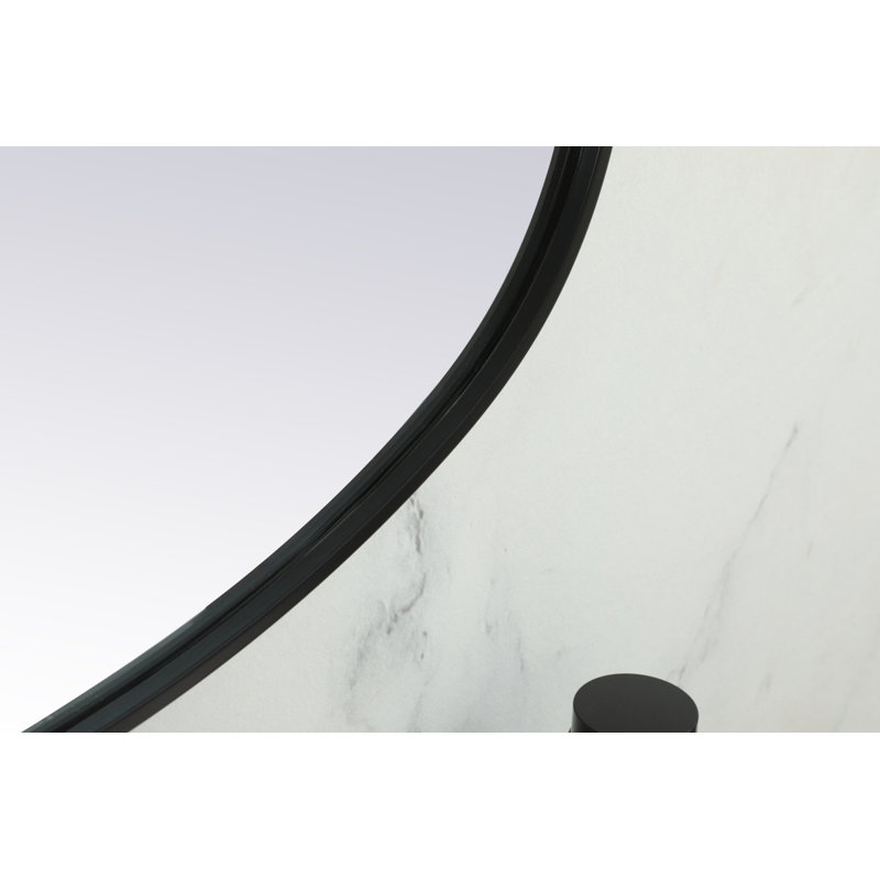 Miroir Bertin, Noir, noir, noir, noir, 48 po x 24 po 
