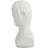 Dedriana Ceramic Cubist Inspired Head People Decorative White Sculpture