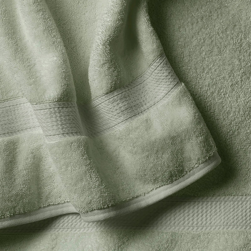 Serviette de bain en coton Payten Classic, Sauge