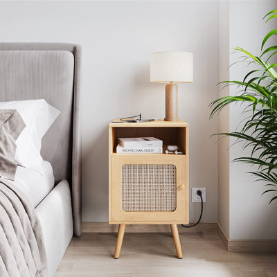 Table de chevet Bravin en brun