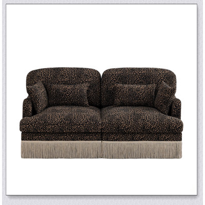 Canapé Comfy Chenille Leopard