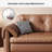 61.42"Brown Retro Eco Leather Sofa Bed-153204142