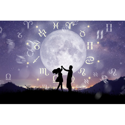 Zodiac By Moonlight - Wrapped Canvas Print