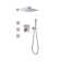 Système de douche complet avec valve brute